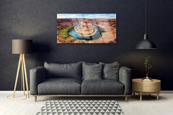 Obraz na skle Veľký kaňon príroda 100x50 cm 2 Prívesky