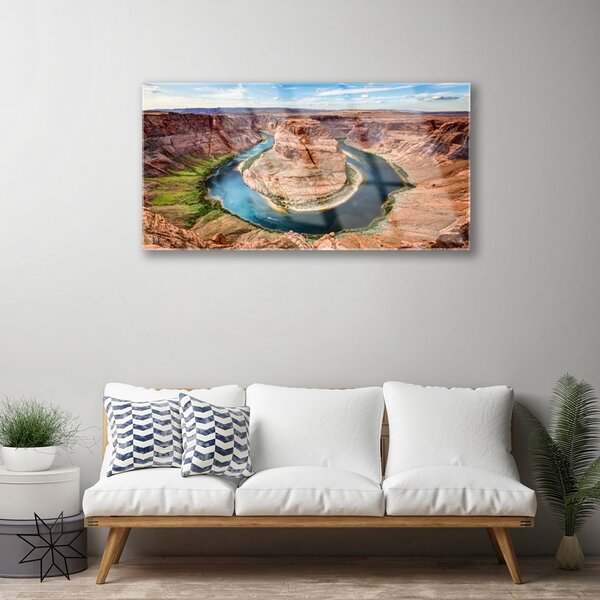 Obraz na skle Veľký kaňon príroda 100x50 cm 2 Prívesky