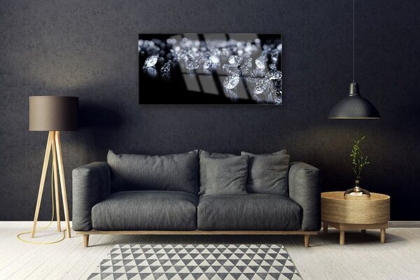 Obraz na skle Diamanty umenie 100x50 cm 2 Prívesky