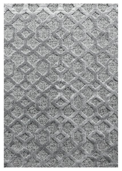 Ayyildiz , Kusový koberec Pisa 4702 Grey, 200x290, šedá, obývacia izba
