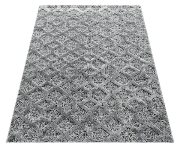 Ayyildiz , Kusový koberec Pisa 4702 Grey, 200x290, šedá, obývacia izba