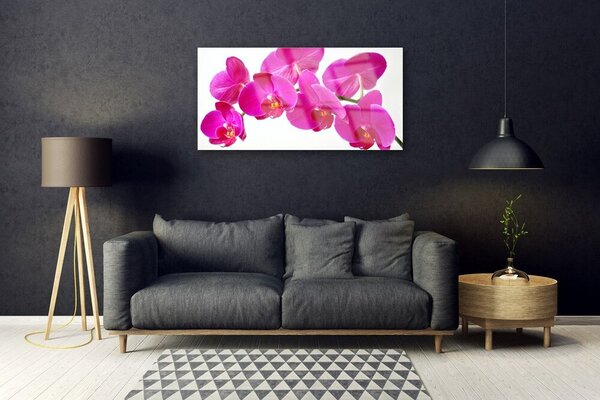 Obraz na skle Kvety rastlina 100x50 cm 2 Prívesky