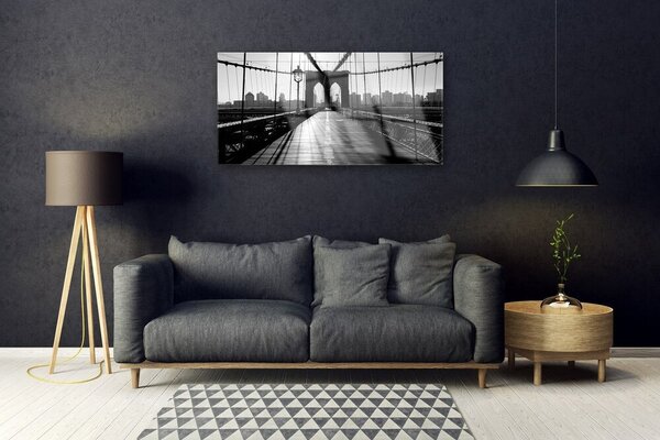 Obraz na skle Most architektúra 100x50 cm 2 Prívesky