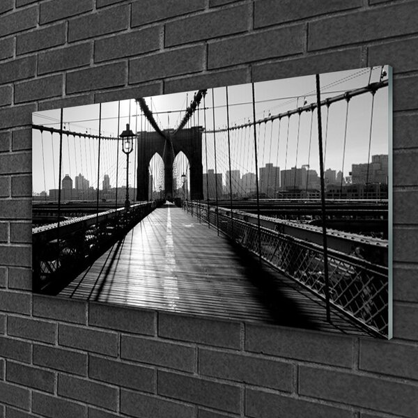 Obraz na skle Most architektúra 100x50 cm 2 Prívesky