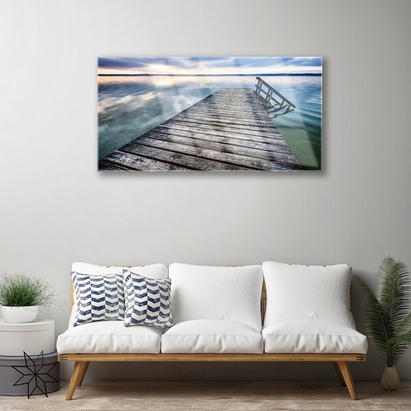 Obraz na skle Most architektúra 100x50 cm 2 Prívesky