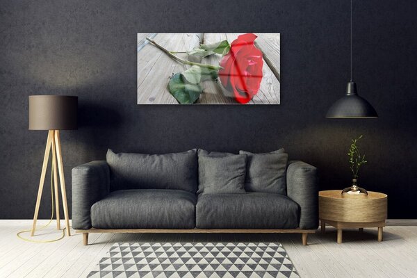 Obraz na skle Ruže kvety 100x50 cm 2 Prívesky