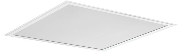 BRUMBERG LED panel Aggy 62 x cm, zapnutie/vypnutie, 3000 K, mikroprizmatický, Biela / opálová, Pracovňa / Kancelária, Hliník, Zapustené stropné svietidlo
