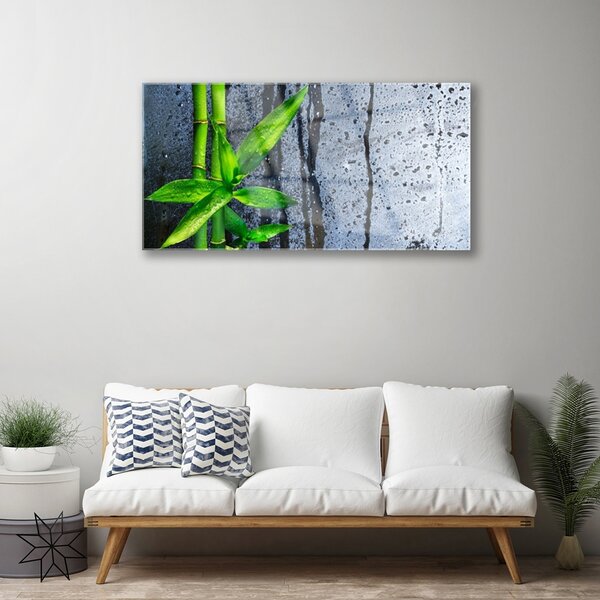 Skleneny obraz Bambus list rastlina príroda 100x50 cm 2 Prívesky