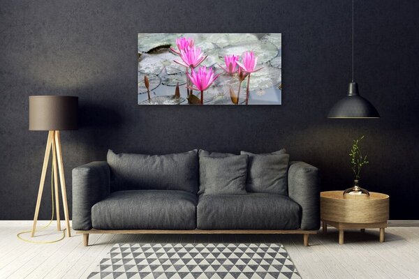 Skleneny obraz Kvety rastlina príroda 100x50 cm 2 Prívesky