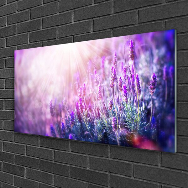 Skleneny obraz Kvety rastlina príroda 100x50 cm 2 Prívesky