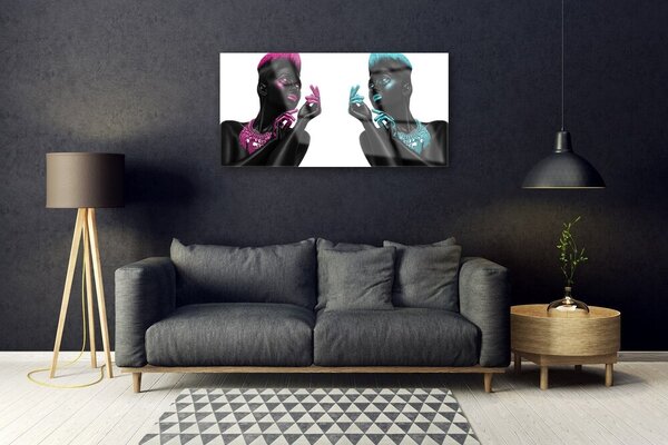 Skleneny obraz Postavy umenie 100x50 cm 2 Prívesky