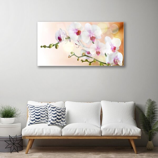 Skleneny obraz Kvety rastlina príroda 100x50 cm 2 Prívesky