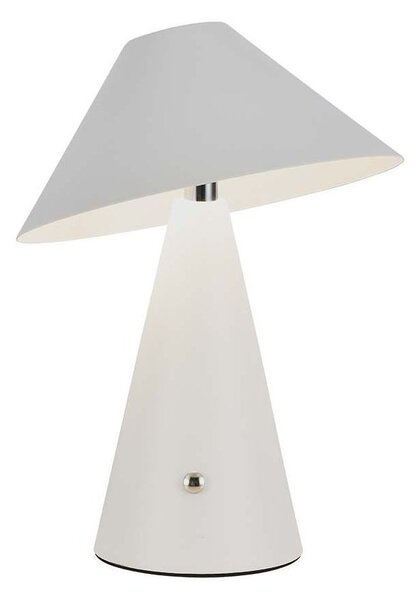 Biela LED stolová nabíjacia lampa 240mm 3W – LED lampičky a baterky > Stolové LED lampičky