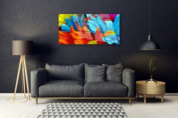 Skleneny obraz Kvety rastlina príroda 100x50 cm 2 Prívesky