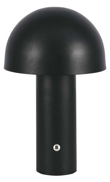 Čierna LED stolová nabíjacia lampa 250mm 3W – LED lampičky a baterky > Stolové LED lampičky