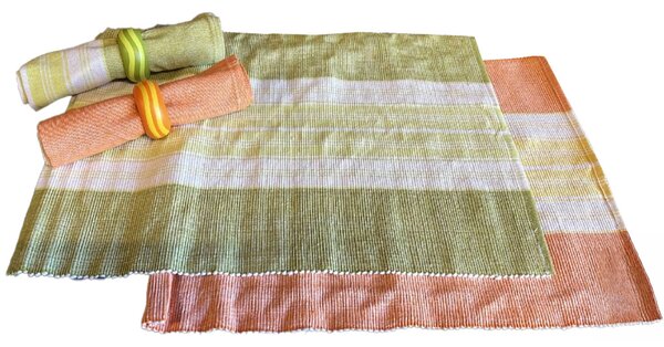 Praktický set prestierania 32x47 cm s obrúskom 40x40 cm FOOD Farba: Zelená