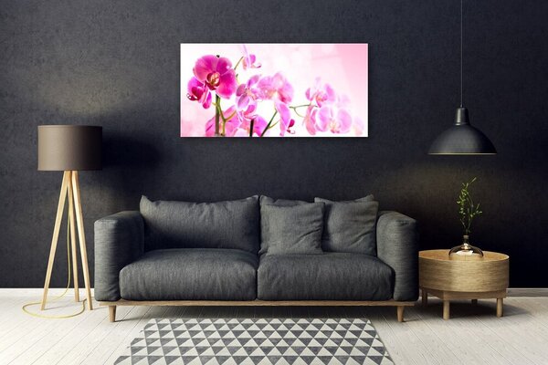 Skleneny obraz Kvety rastlina príroda 100x50 cm 2 Prívesky