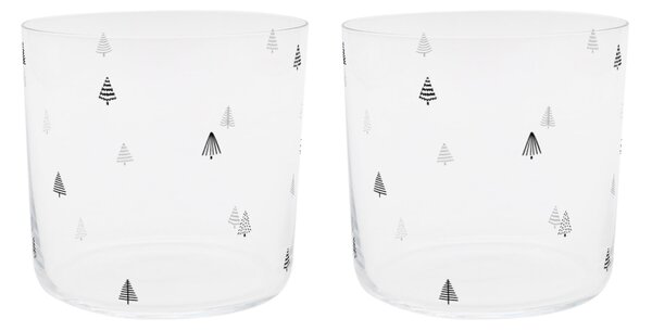 Pohár na vodu Fir Trees 350 ml