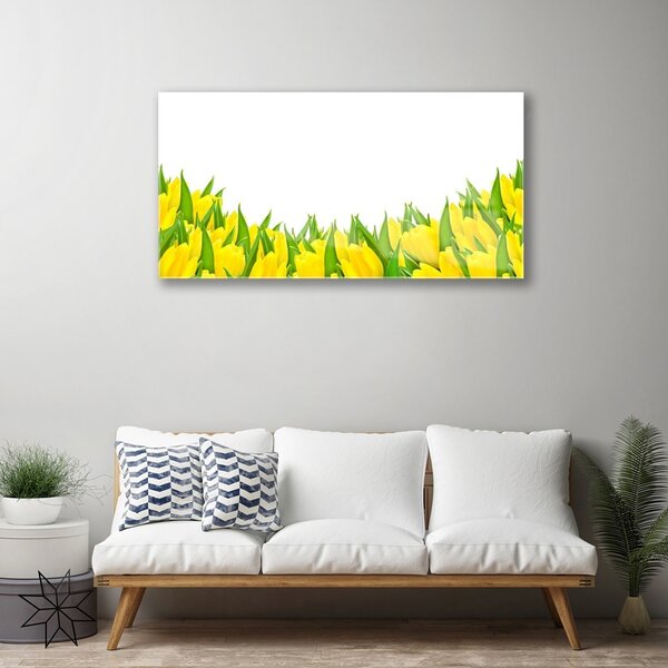 Skleneny obraz Kvety príroda tulipány 100x50 cm 2 Prívesky