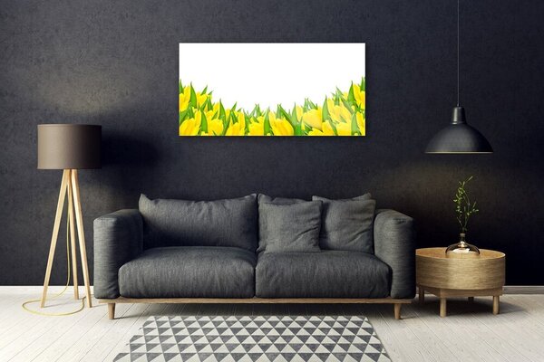 Skleneny obraz Kvety príroda tulipány 100x50 cm 2 Prívesky