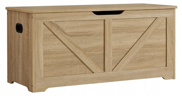 Úložný box LEHAC s vekom 100x46cm, dub sonoma
