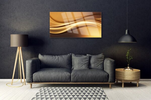 Skleneny obraz Abstrakcia vlny art umenie 100x50 cm 2 Prívesky