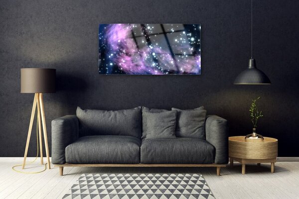 Skleneny obraz Abstrakcia vesmír art umenie 100x50 cm 2 Prívesky