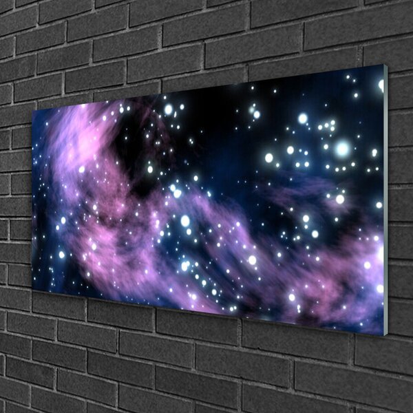 Skleneny obraz Abstrakcia vesmír art umenie 100x50 cm 2 Prívesky