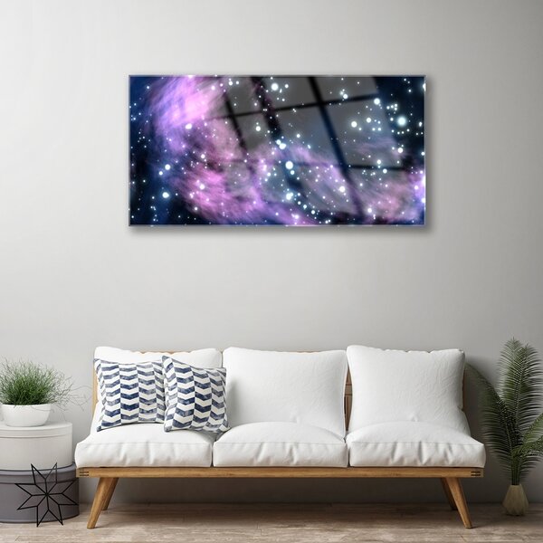 Skleneny obraz Abstrakcia vesmír art umenie 100x50 cm 2 Prívesky