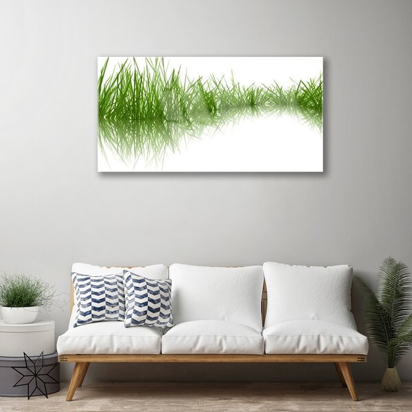 Skleneny obraz Tráva príroda rastlina 100x50 cm 2 Prívesky