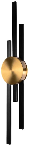 Toolight Rea, Nástenné svietidlo LED APP1437-W BLACK GOLD, OSW-07685