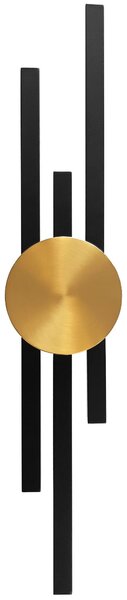 Toolight Rea, Nástenné svietidlo LED APP1437-W BLACK GOLD, OSW-07685