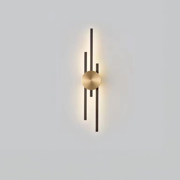 Toolight Rea, Nástenné svietidlo LED APP1437-W BLACK GOLD, OSW-07685
