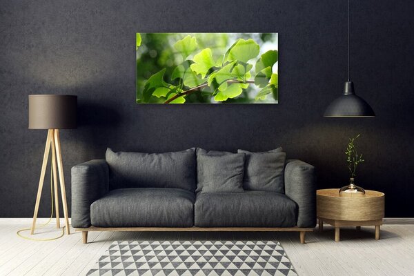Skleneny obraz Vetvy listy príroda strom 100x50 cm 2 Prívesky