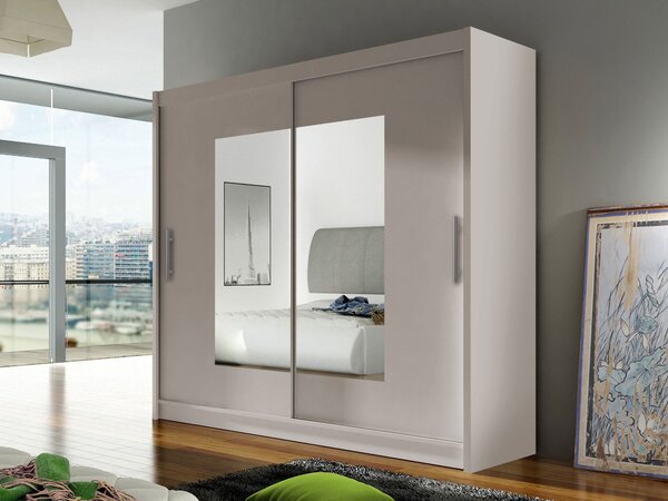 Mirjan24 Skriňa London VII, Farby: čierna, Osvetlenie: osvetlenie LED RGB - farebné 5902928553246