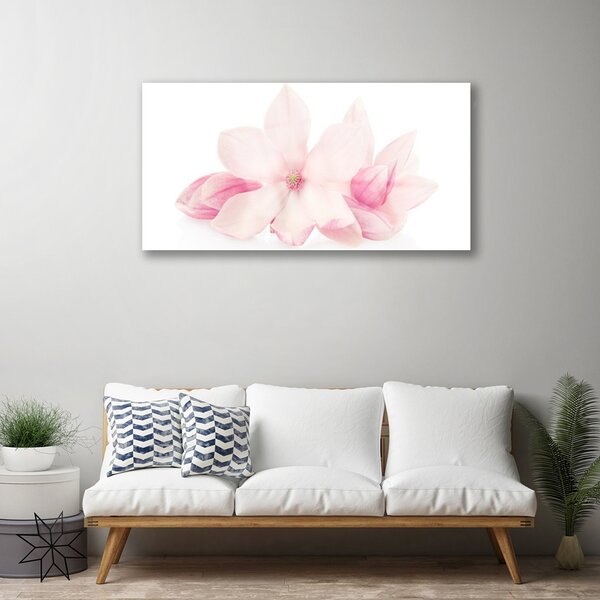 Skleneny obraz Kvety plátky rastlina príroda 100x50 cm 2 Prívesky