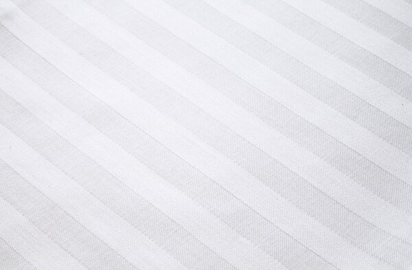 Povlak na vankúš Atlas Grádl biely prúžok 4 mm