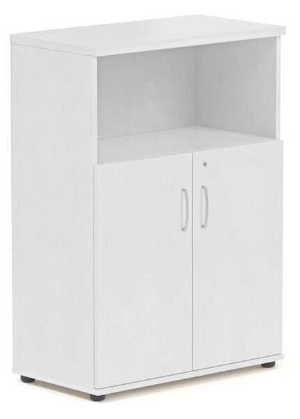 Stredná skriňa Visio 80 x 38,5 x 113 cm, biela