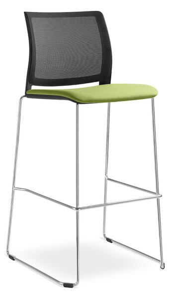 LD SEATING - Barová stolička TREND 529-Q so sieťovaným operadlom