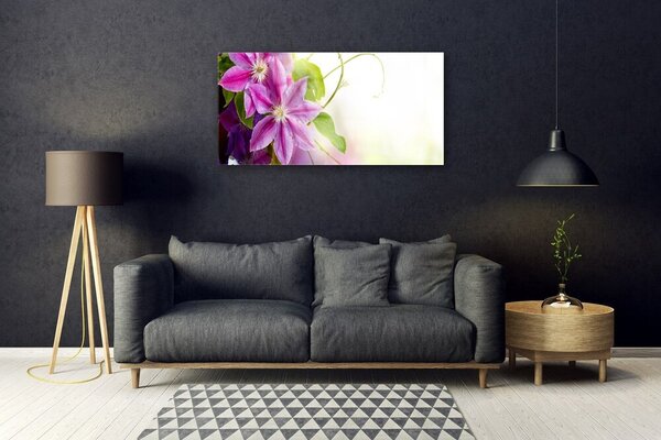Skleneny obraz Kvety príroda 100x50 cm 2 Prívesky