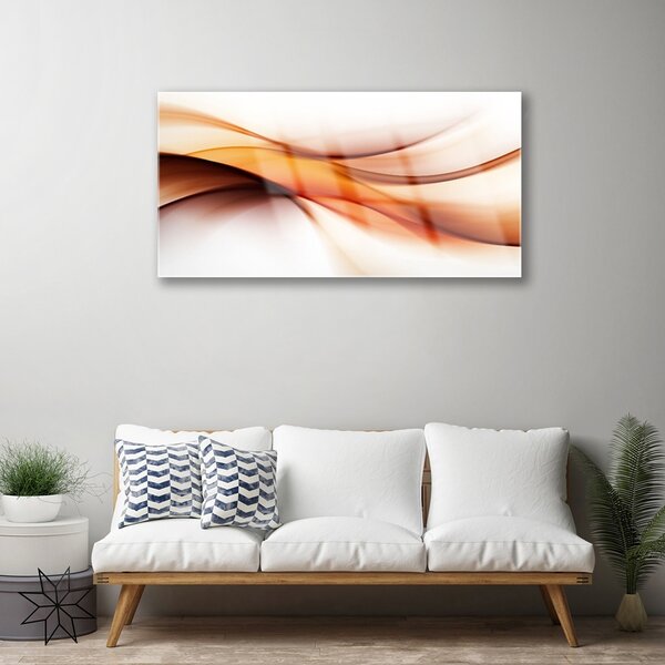 Skleneny obraz Abstrakcie umenie vlny 100x50 cm 2 Prívesky