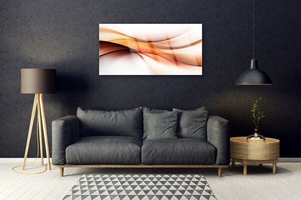Skleneny obraz Abstrakcie umenie vlny 100x50 cm 2 Prívesky
