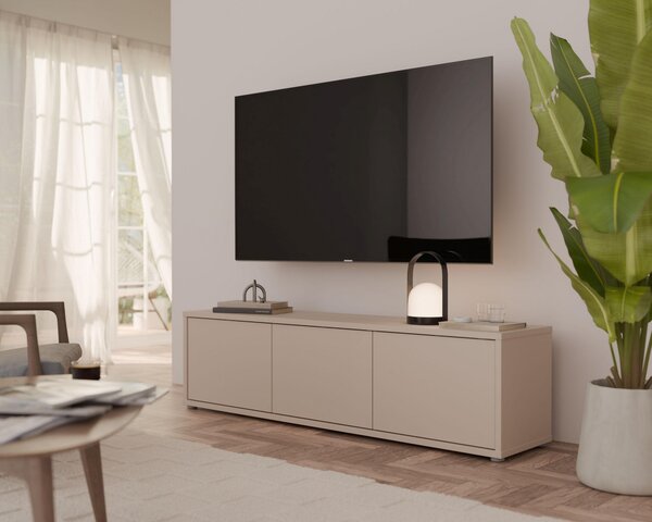 NÍZKA KOMODA, piesková, 154,2/42,5/34,9 cm Carryhome - TV nábytok, Online Only