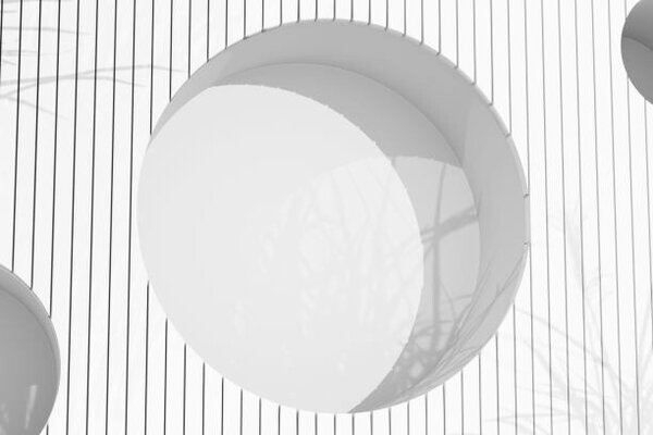 Fotografia Abstract modern conceptual monochrome white 3D, Iana Kunitsa