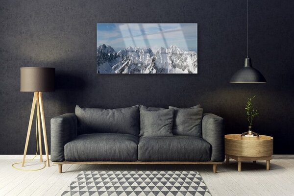 Obraz na skle Hory príroda 100x50 cm 2 Prívesky