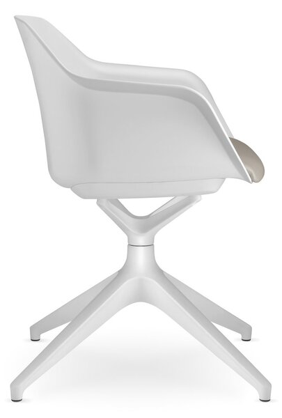 LD SEATING - Otočná stolička RIVA RI-01,F01 s čalúneným sedadlom