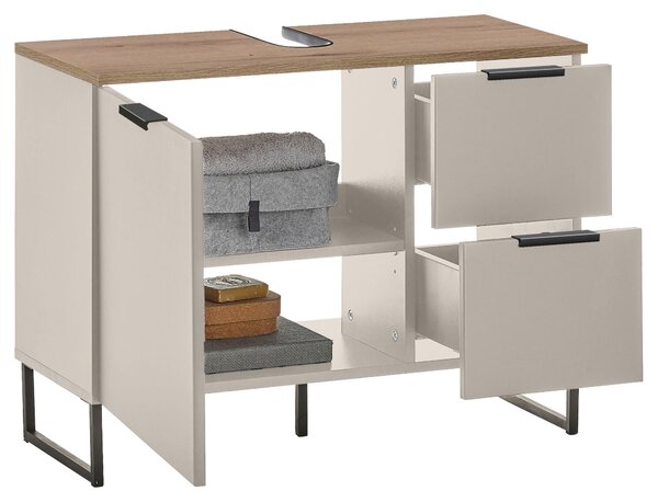 SKRINKA POD UMÝVADLO, farba duba, kašmírová, 80/60/35 cm home24 - Kúpeľňové skrinky, Online Only