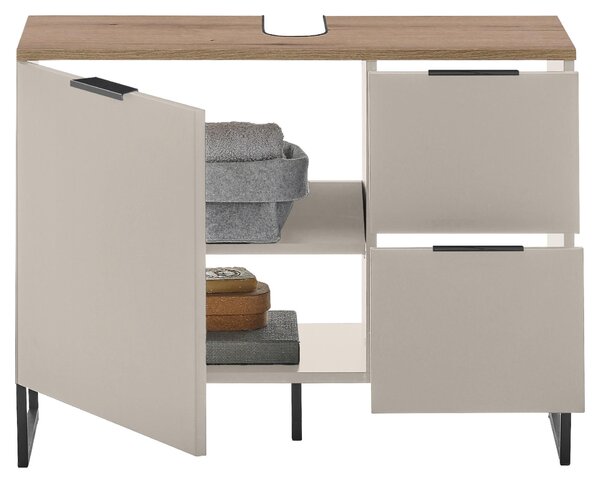 SKRINKA POD UMÝVADLO, farba duba, kašmírová, 80/60/35 cm home24 - Kúpeľňové skrinky, Online Only