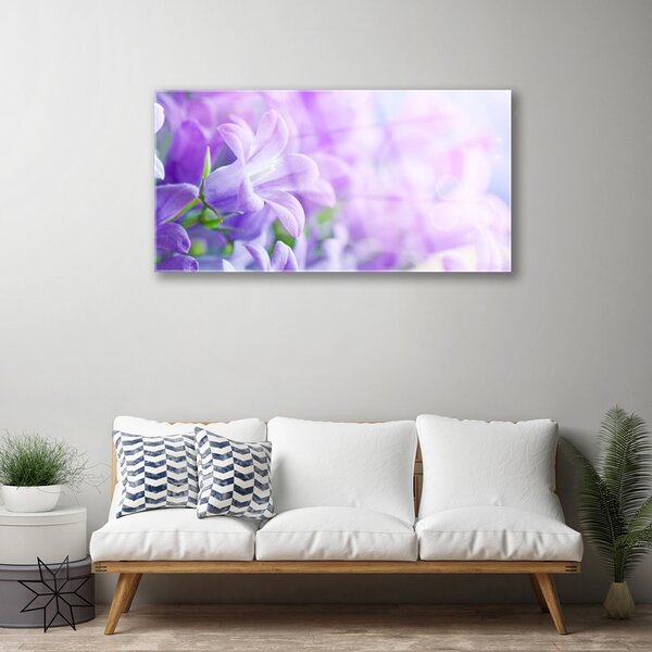 Obraz na skle Kvety rastlina príroda 100x50 cm 2 Prívesky