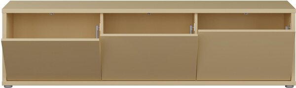 NÍZKA KOMODA, žltá, 154,2/44,5/34,9 cm Carryhome - TV nábytok, Online Only